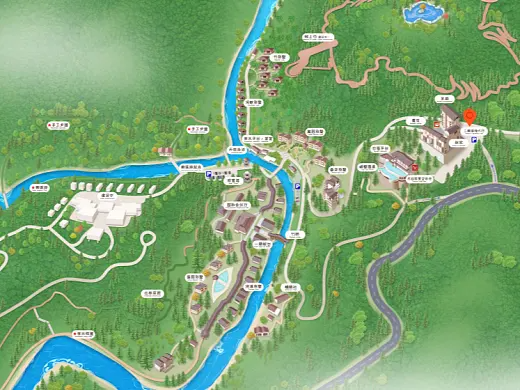 玉林结合景区手绘地图智慧导览和720全景技术，可以让景区更加“动”起来，为游客提供更加身临其境的导览体验。